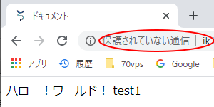 保護されていない通信